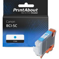 Druckerpatrone kompatibel mit Canon BCI-5C - Cyan