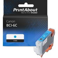 Druckerpatrone kompatibel mit Canon BCI-6C - Cyan