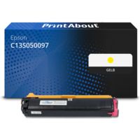 Toner kompatibel mit Epson C13S050097 - Gelb