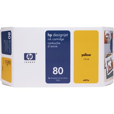 HP 80 (C4873A) - Gelb - Druckerpatrone