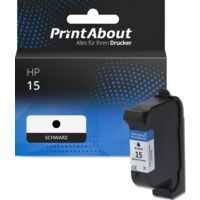 Druckerpatrone kompatibel mit HP 15 (C6615DE) - Schwarz