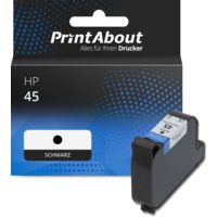 Druckerpatrone kompatibel mit HP 45 (51645AE) - Schwarz