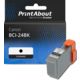 Druckerpatrone kompatibel mit Canon BCI-24BK - Schwarz