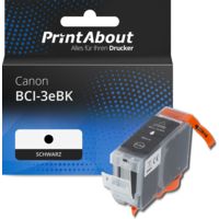 Druckerpatrone kompatibel mit Canon BCI-3eBK - Schwarz