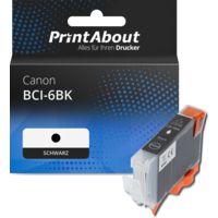Druckerpatrone kompatibel mit Canon BCI-6BK - Schwarz