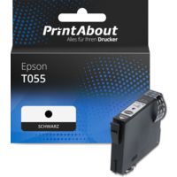 Druckerpatrone kompatibel mit Epson T055 (C13T055140) - Schwarz