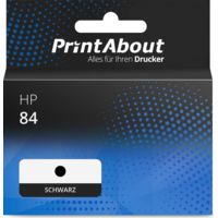 Druckerpatrone kompatibel mit HP 84 (C5016A) - Schwarz