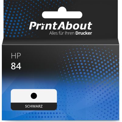 Druckerpatrone kompatibel mit HP 84 (C5016A) - Schwarz