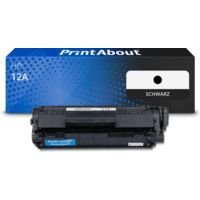 Hausmarke HP 12X (Q2612X) Toner Schwarz Hohe Kapazität