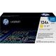 HP 124A (Q6002A) - Gelb - Toner
