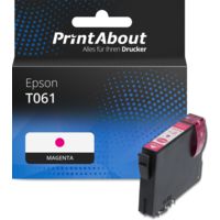 Druckerpatrone kompatibel mit Epson T061 (C13T061340) - Magenta