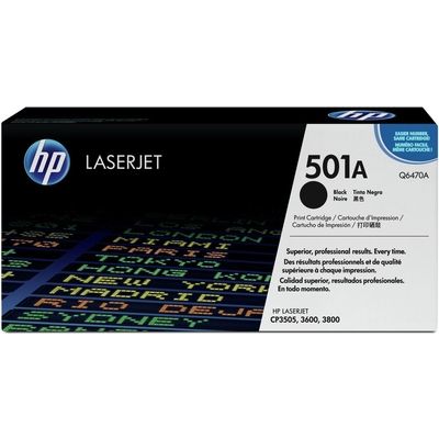 HP 501A (Q6470A) - Schwarz - Toner