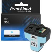 Druckerpatrone kompatibel mit HP 363 (C8774EE) - Hellcyan