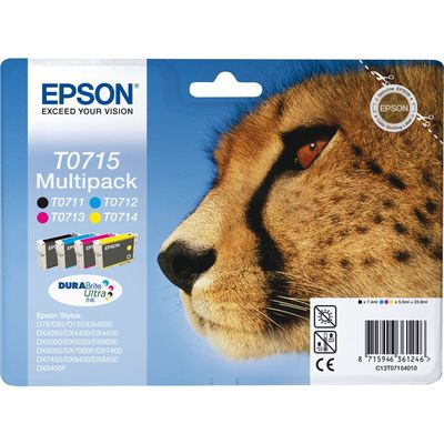 Epson T071 (C13T07154010) - 4-farbig - Druckerpatrone - Multipack