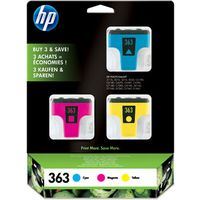 HP 363 (CB333EE) - 3-farbig - Druckerpatrone - Multipack