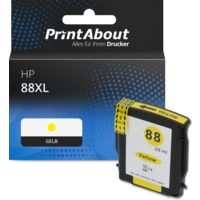 Druckerpatrone kompatibel mit HP 88XL (C9393AE) - Gelb - Hohe Kapazität