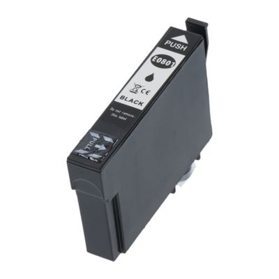 Druckerpatrone kompatibel mit Epson T0801 - Schwarz