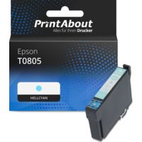 Druckerpatrone kompatibel mit Epson T0805 - Hellcyan