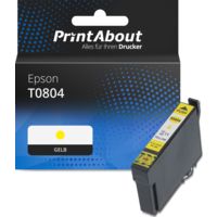 Druckerpatrone kompatibel mit Epson T0804 - Gelb