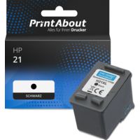 Druckerpatrone kompatibel mit HP 21 (C9351AE) - Schwarz