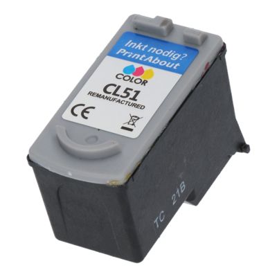 Druckerpatrone kompatibel mit Canon CL-51 - 3-farbig - Hohe Kapazität