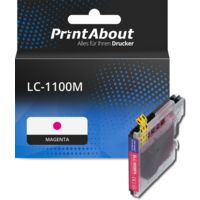 Druckerpatrone kompatibel mit Brother LC-1100M - Magenta