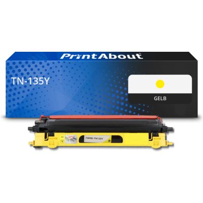 Toner kompatibel mit Brother TN-135Y - Gelb - Hohe Kapazität
