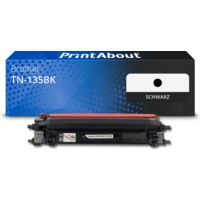 Toner kompatibel mit Brother TN-135BK - Schwarz - Hohe Kapazität