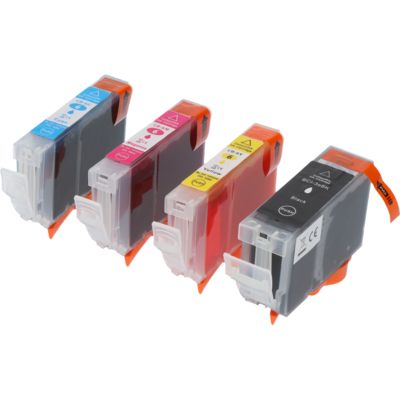 Druckerpatrone kompatibel mit Canon BCI-5BK - 4-farbig - Multipack