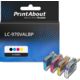 Druckerpatrone kompatibel mit Brother LC-970VALBP - 4-farbig - Multipack