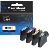 Druckerpatrone kompatibel mit Epson T0556 - 4-farbig - Multipack