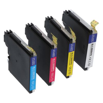 Druckerpatrone kompatibel mit Brother LC-980VALBP - 4-farbig - Multipack