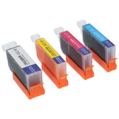 Druckerpatrone kompatibel mit Canon CLI-521 CMYK - 4-farbig - Multipack