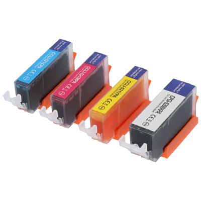 Druckerpatrone kompatibel mit Canon CLI-521 CMYK - 4-farbig - Multipack