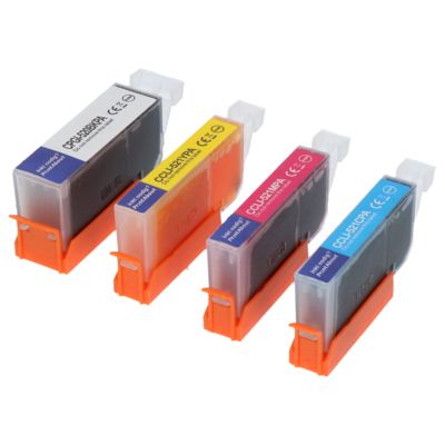 Druckerpatrone kompatibel mit Canon CLI-521 CMYK - 4-farbig - Multipack