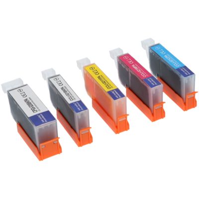 Druckerpatrone kompatibel mit Canon PGI-520/CLI-521 BK/CMYK - 5-farbig - Multipack