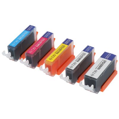 Druckerpatrone kompatibel mit Canon PGI-520/CLI-521 BK/CMYK - 5-farbig - Multipack
