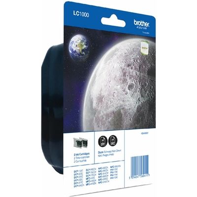 Brother LC-1000BKBP2 Druckerpatrone - 2x Schwarz - Multipack