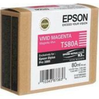 Epson T580A (C13T580A00) Druckerpatrone - Vivid Magenta