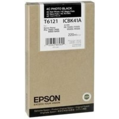 Epson T6121 (C13T612100) Druckerpatrone - Foto-Schwarz