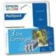 Epson T048C (T048C4010) Druckerpatrone - Schwarz/Cyan/Magenta