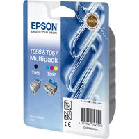 Epson T06624010 (T066 + T067) - Schwarz + 3 Farben - Druckerpatrone - Multipack
