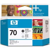 HP 70 (C9407A) - Schwarz + Hellgrau - Druckerpatrone