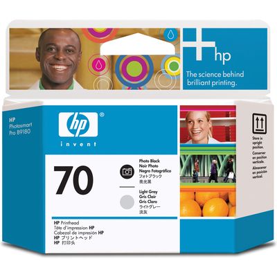HP 70 (C9407A) - Schwarz + Hellgrau - Druckerpatrone