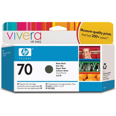 HP 70 (C9448A) - Mattschwarz - Druckerpatrone