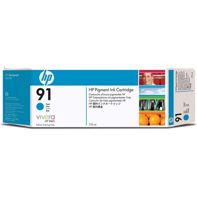 HP 91 (C9467A) - Cyan - Druckerpatrone