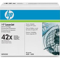 HP 42X (Q5942XD) Toner - 2x Schwarz - Multipack - Hoher Kapazität
