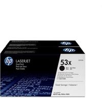 HP 53X (Q7553XD) Toner - 2x Schwarz - Multipack - Hoher Kapazität