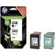 HP 338+343 (SD449EE) - Schwarz + 3 Farben - Druckerpatrone - Multipack