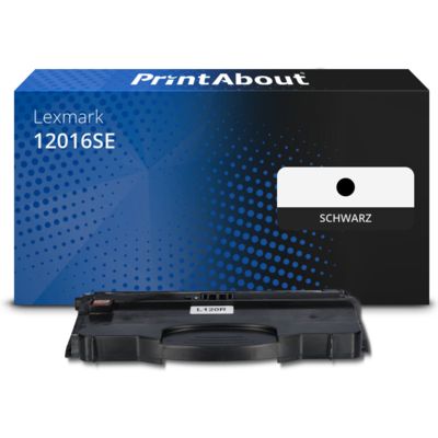 Toner kompatibel mit Lexmark 12016SE - Schwarz
